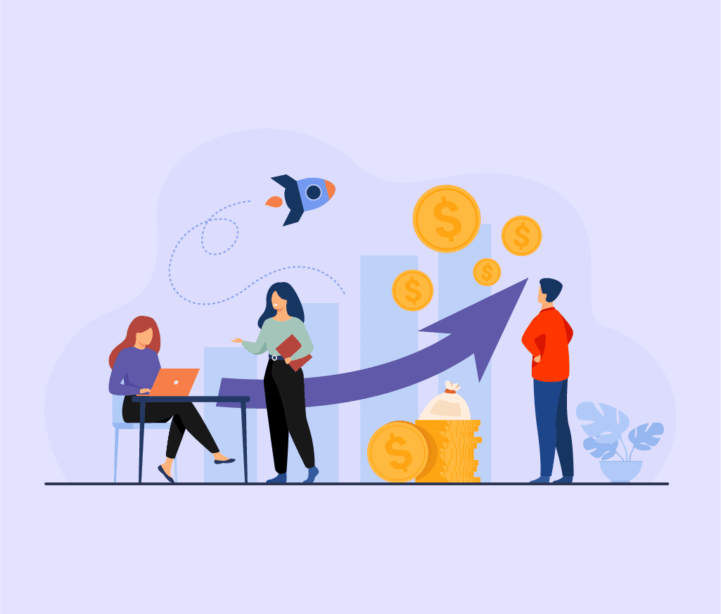 Abstract illustration representing SME business financing
